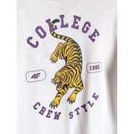 4F Boys' loose-fit printed T-shirt gyerek póló, 158/164
