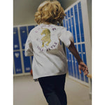 4F Boys' loose-fit printed T-shirt gyerek póló, 158/164