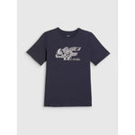 4F Boys' regular-fit graphic T-shirt gyerek póló 4FJRAW26TTSHM4349-22S