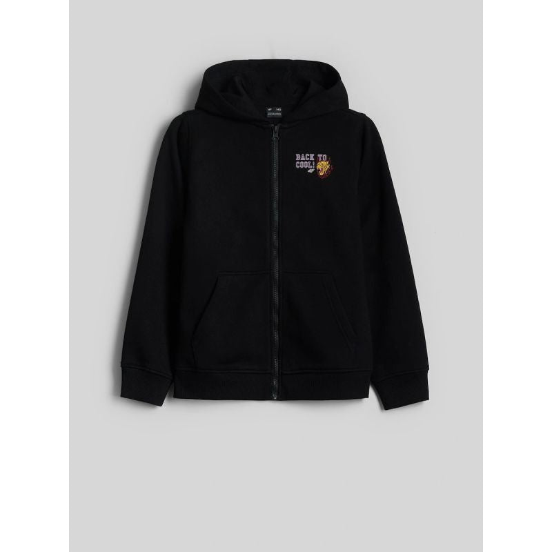 4F Boys' Regular-Fit Hooded Sweatshirt Jacket gyerek dzseki 4FJRAW26TSWSM3195-20S