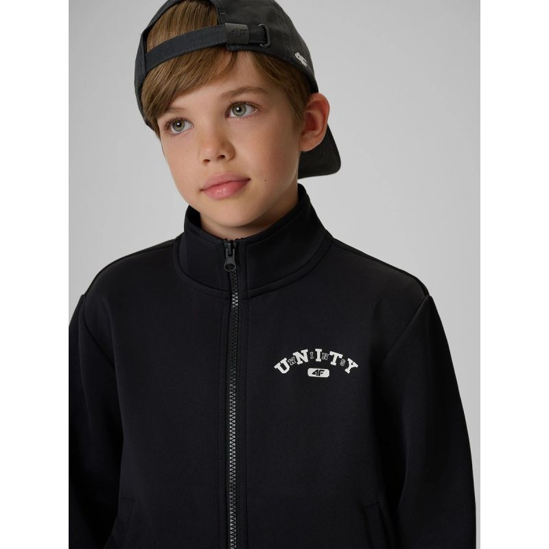 4F Boys’ Regular-Fit Hoodless Sports gyerek dzseki