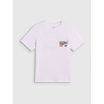4F Boys' regular-fit printed T-shirt gyerek póló 4FJRAW26TTSHM4343-10S