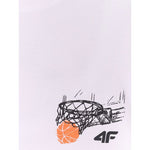 4F Boys' regular-fit printed T-shirt gyerek póló 4FJRAW26TTSHM4343-10S