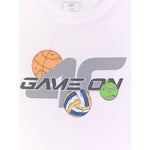 4F Boys' regular-fit printed T-shirt gyerek póló 4FJRAW26TTSHM4346-10S