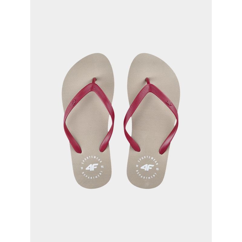 4F Boys' Summer Flip-Flops bézs gyerek papucs