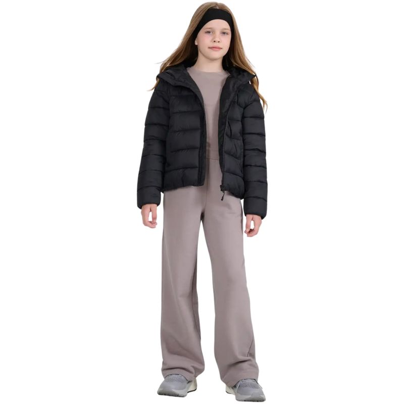 4f Children's down deep black gyerek Dzseki 4FJWAW25TDJAU070420S