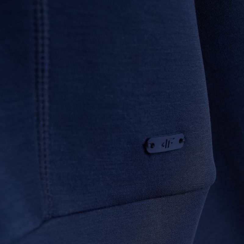 4F F2663 Hoodie 31S női kapucnis pulóver, sötétkék