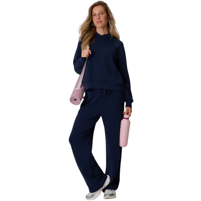 4F F2663 Hoodie 31S női kapucnis pulóver, sötétkék