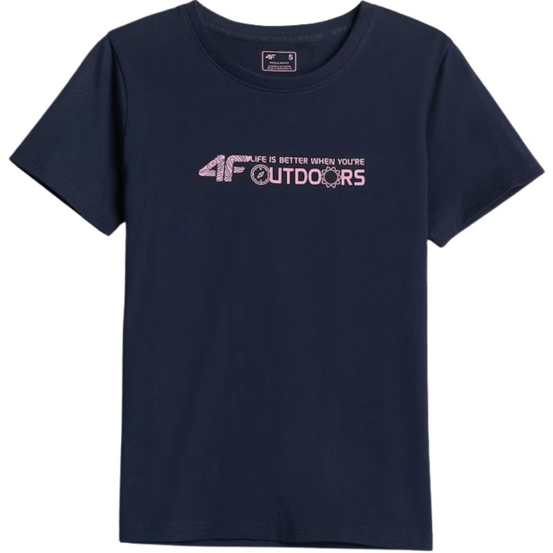 4F F3495 T-shirt 31S női póló, sötétkék