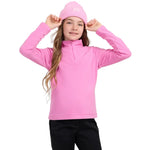 4f Fleece sweatshirt for girls F060 fuchsia gyerek 4FJWAW25UFLEF06055S