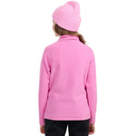 4f Fleece sweatshirt for girls F060 fuchsia gyerek 4FJWAW25UFLEF06055S