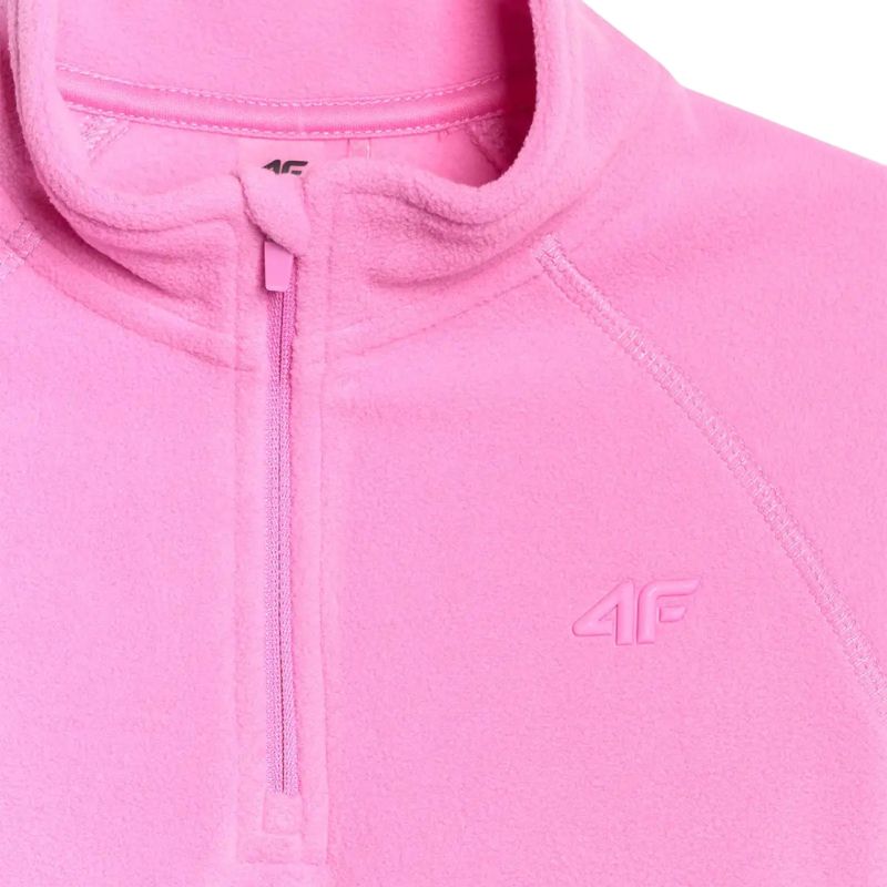 4f Fleece sweatshirt for girls F060 fuchsia gyerek 4FJWAW25UFLEF06055S