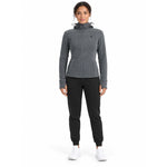 4F fleece with a hood, zip-up, női polár pulóver