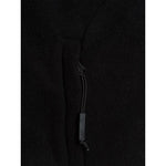 4F fleece with a stand-up collar and a softshell panel férfi polár pulóver