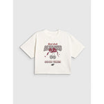 4F Girls' boxy T-shirt with print gyerek póló, 158/164 4FJRAW26TTSHF4239-11S