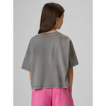 4F Girls' boxy T-shirt with print gyerek póló, 158/164 4FJRAW26TTSHF4239-22S