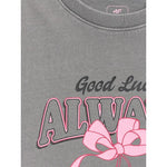 4F Girls' boxy T-shirt with print gyerek póló, 158/164 4FJRAW26TTSHF4239-22S