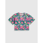 4F Girls' boxy T-shirt with print gyerek póló, 158/164 4FJRAW26TTSHF4243-90A