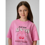 4F Girls' boxy T-shirt with print gyerek póló, 158/164