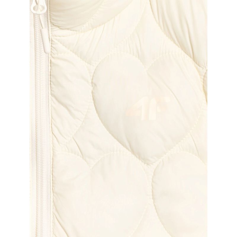 Girls' down vest with synthetic filling 4F gyerek mellény 4FJRAW25TVJAF323-11S