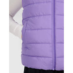 4f Girls' down vest with synthetic filling Egyéb Női 4FJRAW25TVJAF322-51S