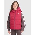 4f Girls' down vest with synthetic filling Egyéb Női 4FJRAW25TVJAF322-54S