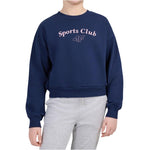 4F Girls' F2708 Sweatshirt Dark 30S gyerek pulóver, sötétkék