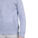 4F Girls’ Hoodie F2765 light 34S gyerek kapucnis pulóver, kék