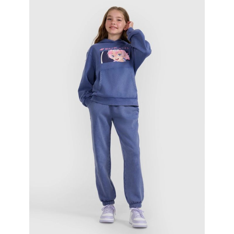 4F Girls' jogger sweatpants nadrág gyerek 4FJRAW25TTROF1473-33S