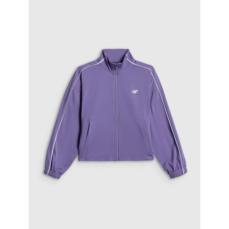 4F Girls' loose sports sweatshirt without hood 158/164 gyerek kapucnis pulóver 4FJRSS26TSWSF3057-51S