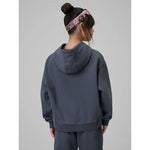 4F Girls' loose sweatshirt with hood 158/164 gyerek kapucnis pulóver 4FJRSS26TSWSF2627-22S