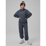 4F Girls' loose sweatshirt with hood 158/164 gyerek kapucnis pulóver 4FJRSS26TSWSF2627-22S