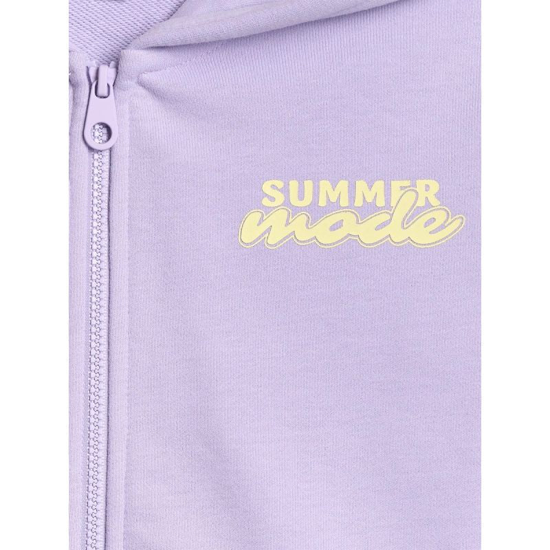 4F Girls' loose sweatshirt with hood 158/164 gyerek pulóver