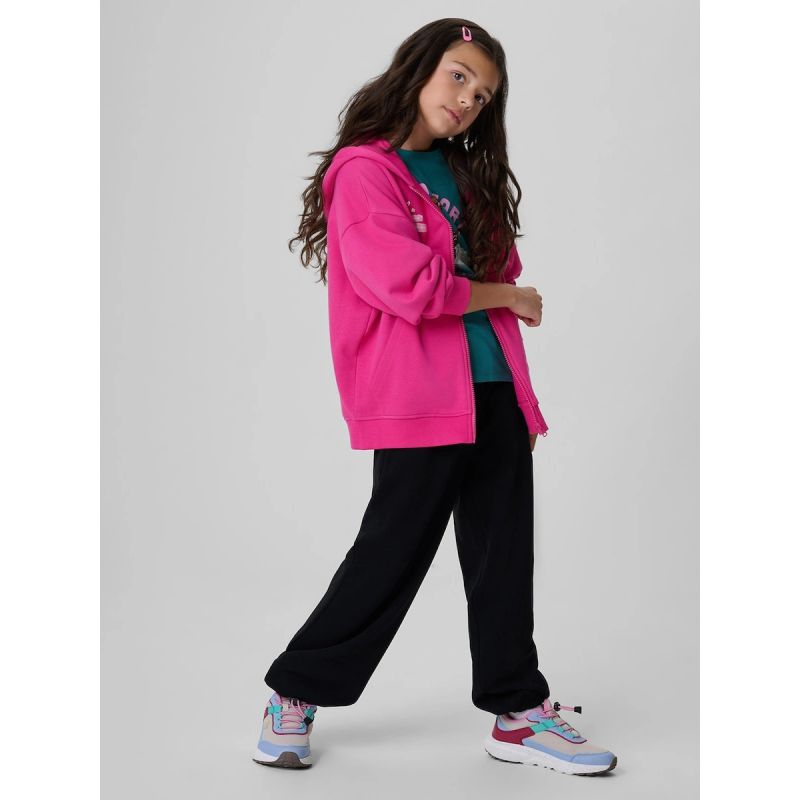 4F Girls' loose sweatshirt with hood gyerek kapucnis pulóver, 158/164 4FJKAW26TSWSF3137-54S