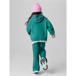 4F Girls' loose sweatshirt with hood gyerek kapucnis pulóver, 158/164