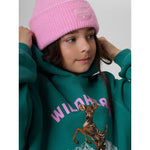 4F Girls' loose sweatshirt with hood gyerek kapucnis pulóver, 158/164