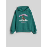 4F Girls' loose sweatshirt with hood gyerek kapucnis pulóver, 158/164