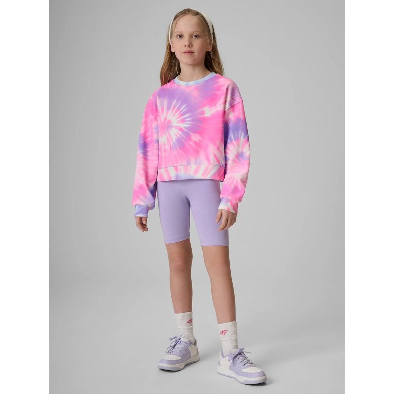 4F Girls' loose sweatshirt without hood 158/164 gyerek kapucnis pulóver 4FJRSS26TSWSF2935-90A
