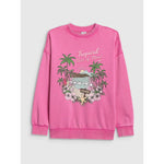 4F Girls' loose sweatshirt without hood 158/164 gyerek kapucnis pulóver 4FJRSS26TSWSF2970-54S