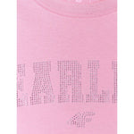 4F Girls' loose T-shirt with print 158/164 gyerek póló