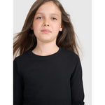 4F Girls’ Plain Slim-Fit Long-Sleeve gyerek póló
