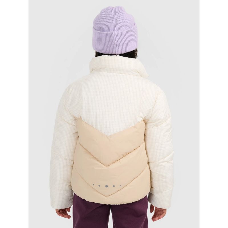 4F Girls' puffer with synthetic down filling gyerek dzseki 4FJRAW25TDJAF0807-12S