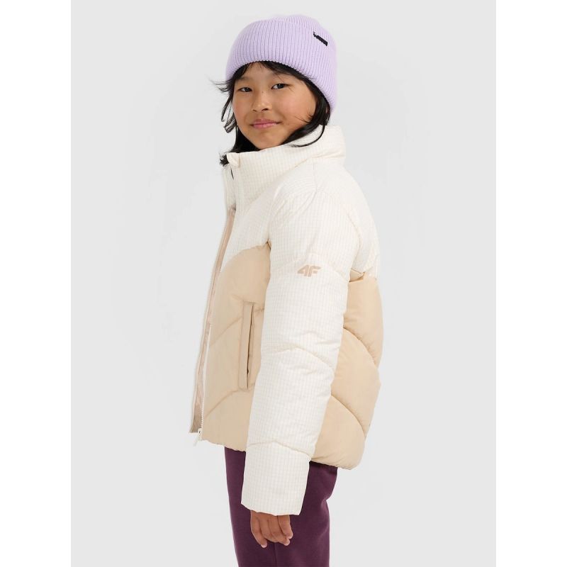 4F Girls' puffer with synthetic down filling gyerek dzseki 4FJRAW25TDJAF0807-12S