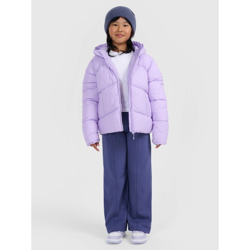 4F Girls' puffer with synthetic down filling gyerek dzseki