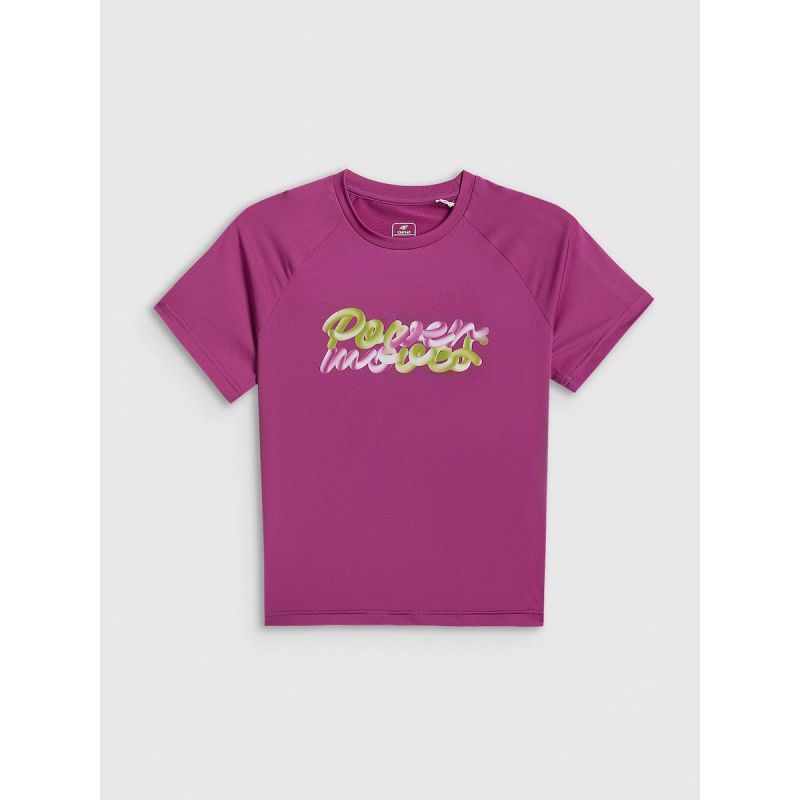 4F Girls' quick-drying sports T-shirt 158/164 gyerek póló