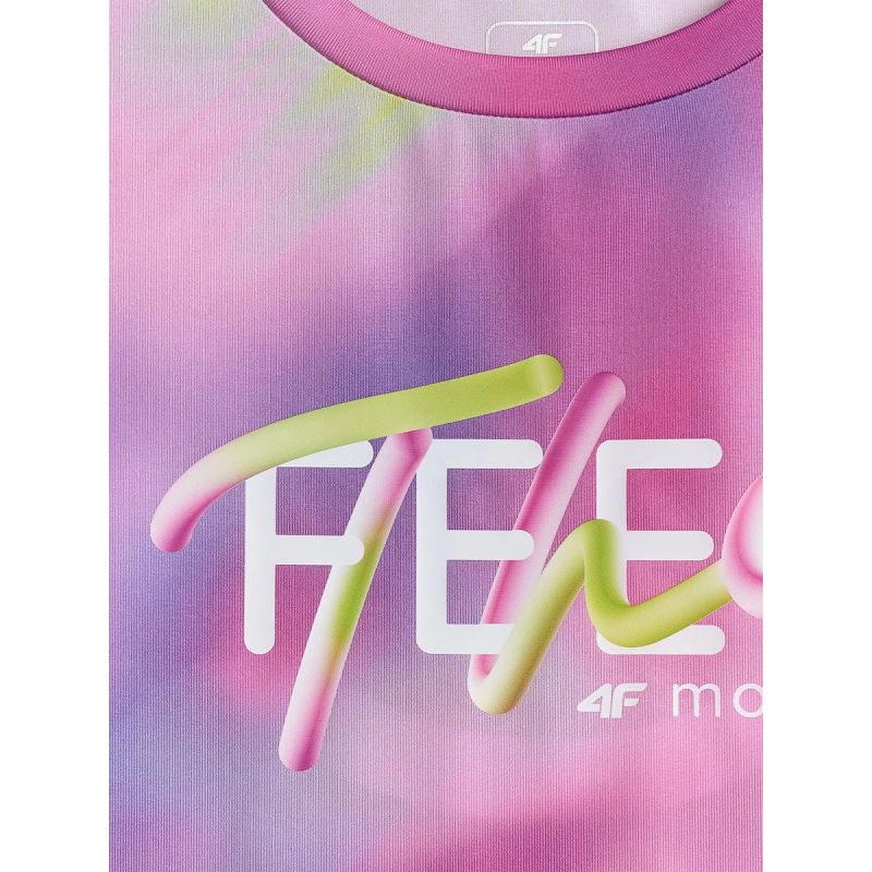4F Girls' quick-drying sports T-shirt 158/164 gyerek póló