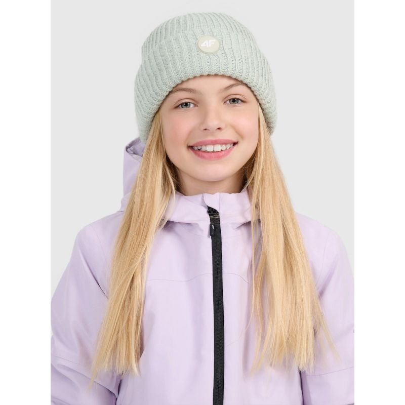 4F Girls’ Reflective Beanie gyerek téli sapka, egy méret