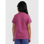 4F Girls' regular-fit plain T-shirt gyerek póló