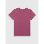4F Girls' regular-fit plain T-shirt gyerek póló