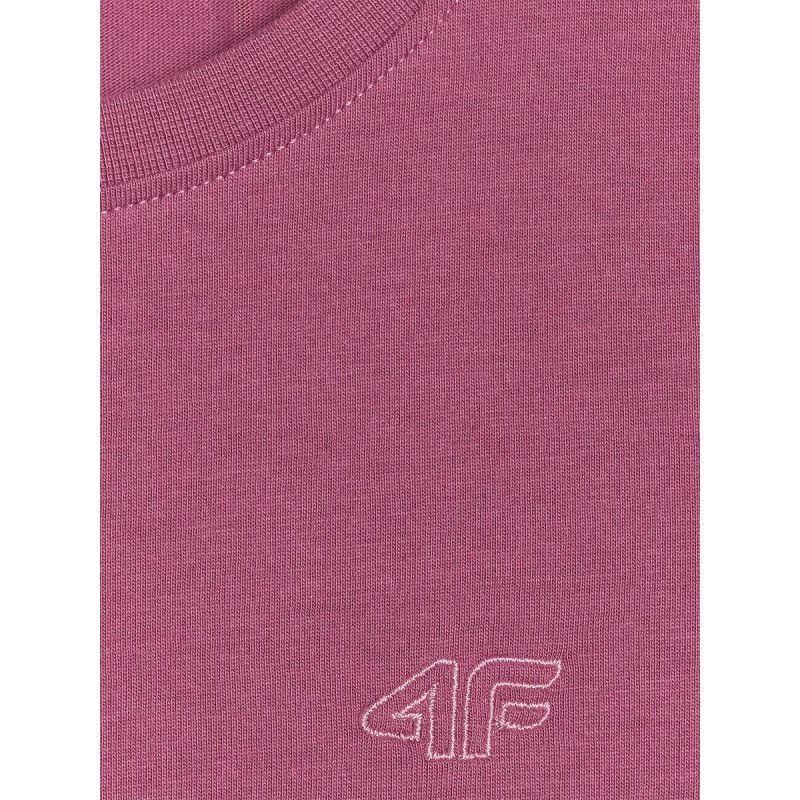 4F Girls' regular-fit plain T-shirt gyerek póló